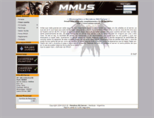 Tablet Screenshot of mmus.com.ar